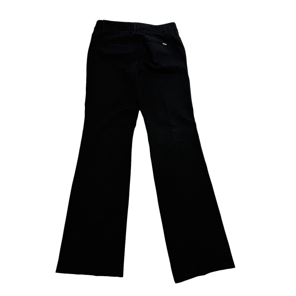 White House Black Market Modern Boot Pants Womens 2R Black Stretch Career Work